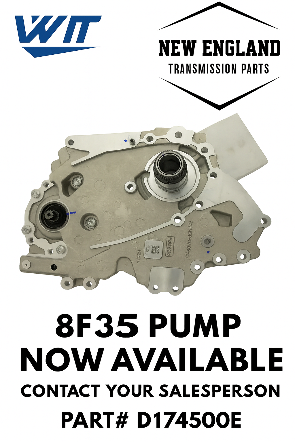 NETP and WIT 8F35 pump product graphic