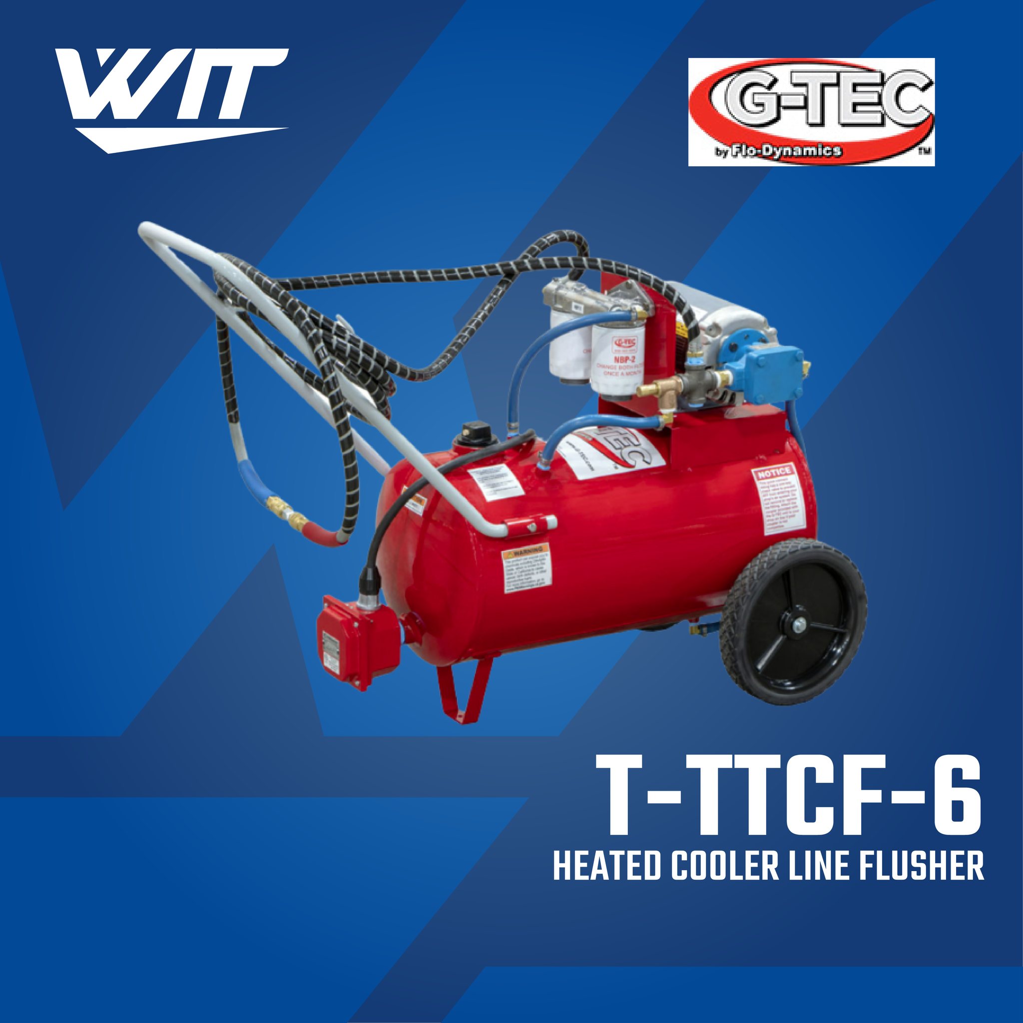 G-TEC T-TTCF-6 heated cooler line flusher