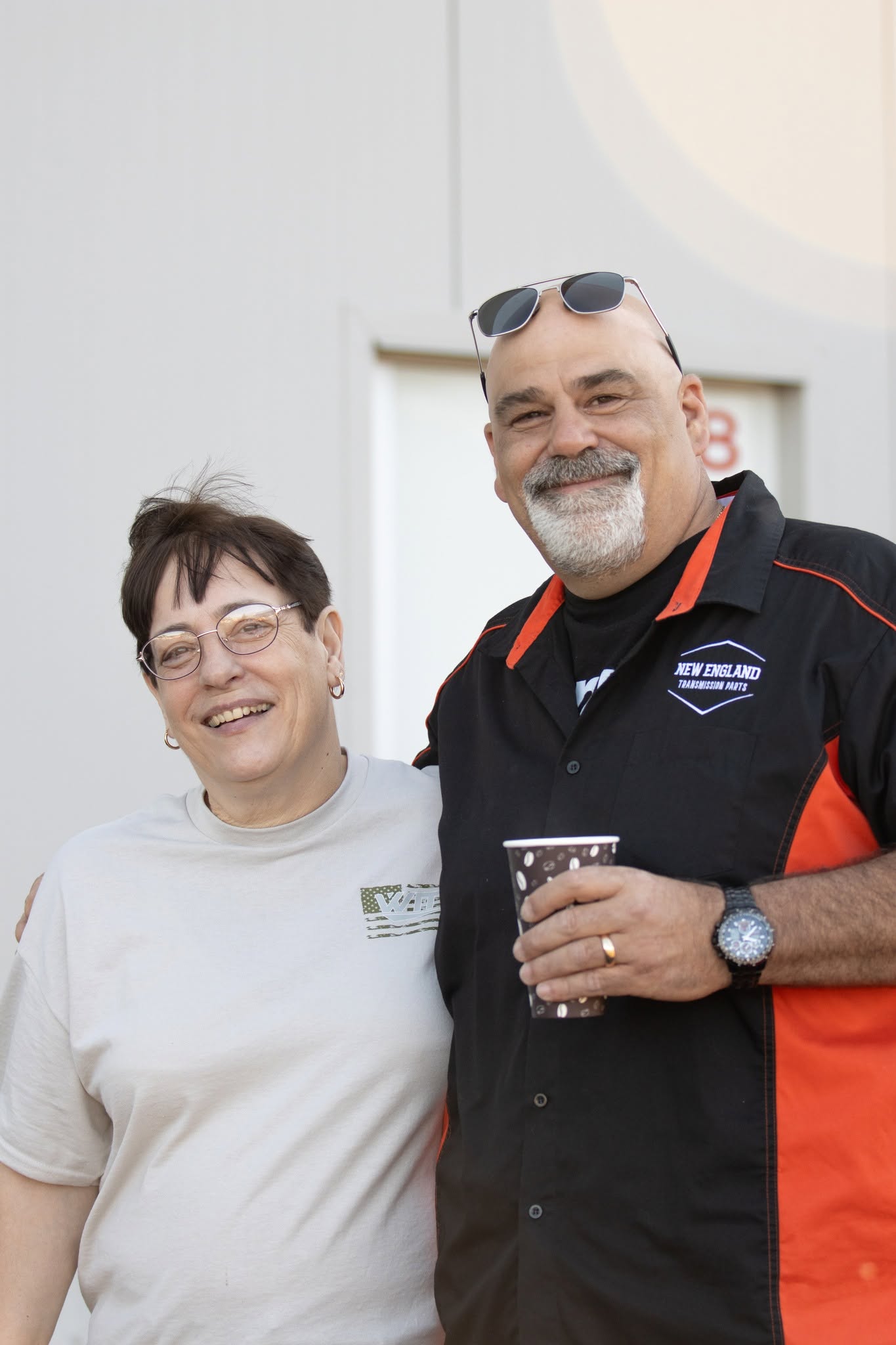 Two people together at a NETP industry gathering
